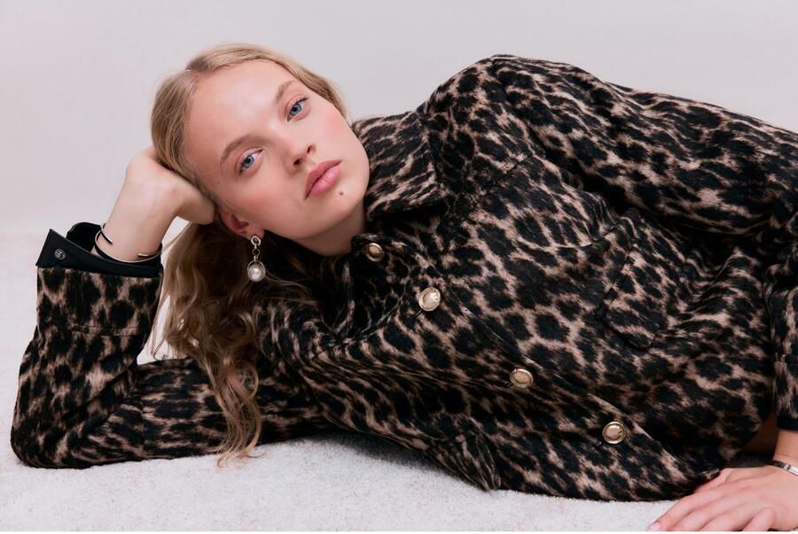 Vila Gewatteerde jas VISIMBA L S SHORT JACKET - Foto 6