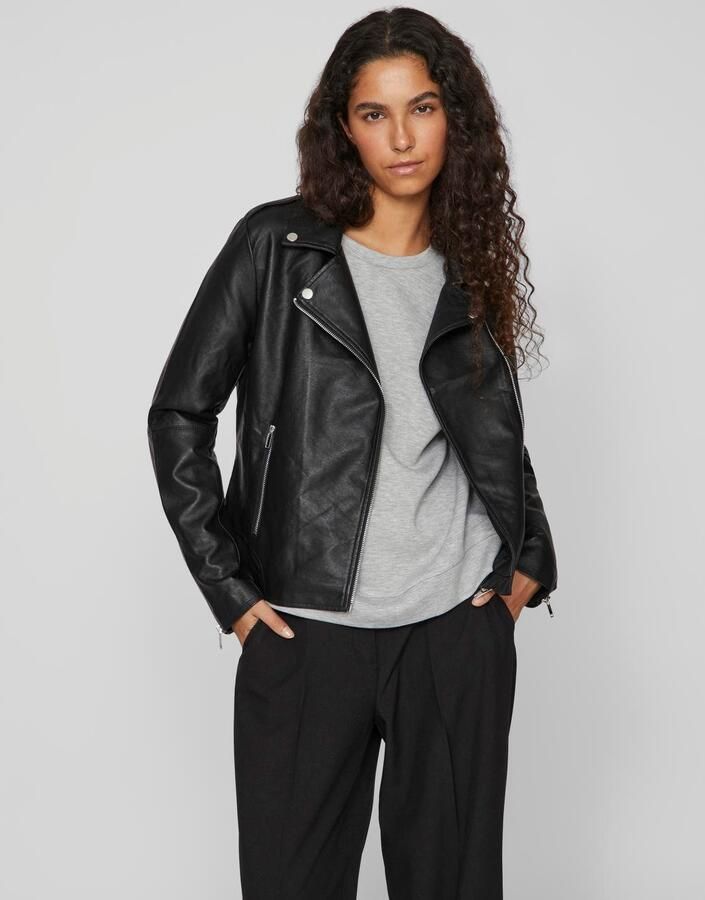 Vila Imitatieleren jack VICARA COATED JACKET NOOS - Foto 10