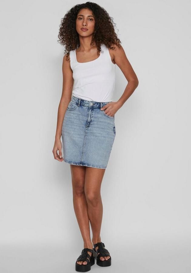 Vila Jeans rok VIKAJA JAF LBD DENIM SKIRT- NOOS - Foto 5