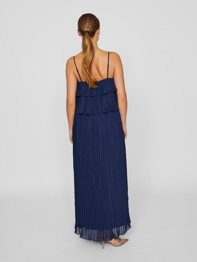 Vila Jurk met bandjes VICHIFFON SINGLET PLEATS DRESS NOOS - Foto 2