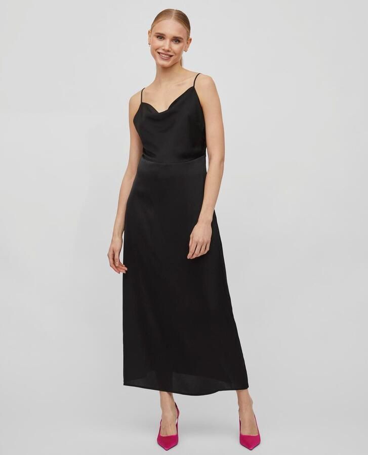 Vila Knielange jurk met spaghettibandjes model 'VIRAVENNA' - Foto 6