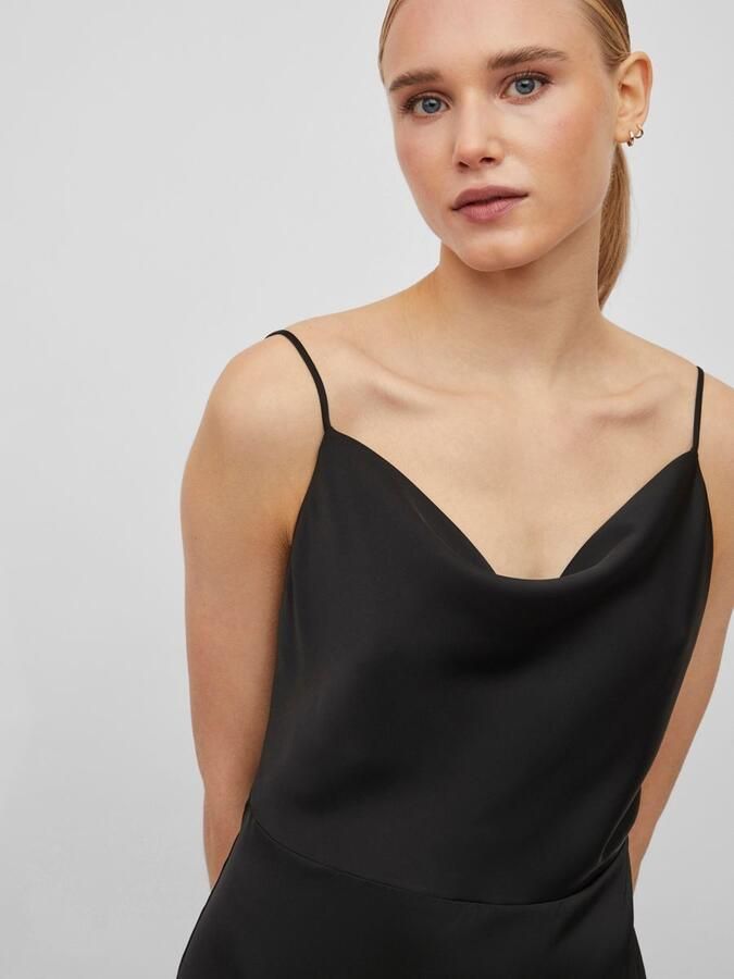 Vila Knielange jurk met spaghettibandjes model 'VIRAVENNA' - Foto 3