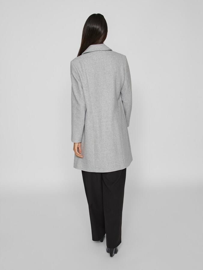 Vila Lange jas met reverskraag model 'CLAUDIA' - Foto 6