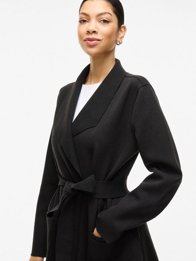 Vila Lange jas met reverskraag model 'juice' - Foto 7