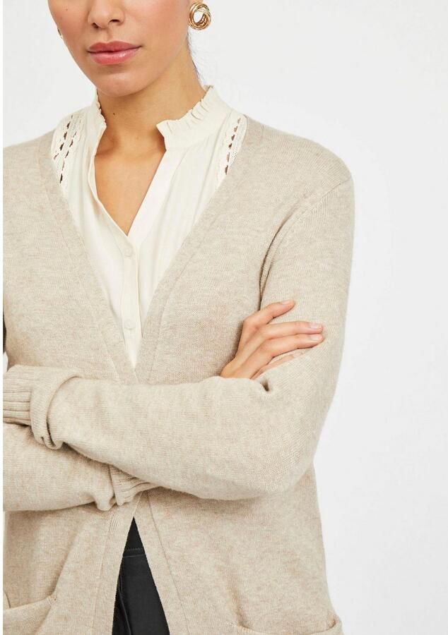 Vila Lang vest VIRIL LONG L S KNIT CARDIGAN NOOS