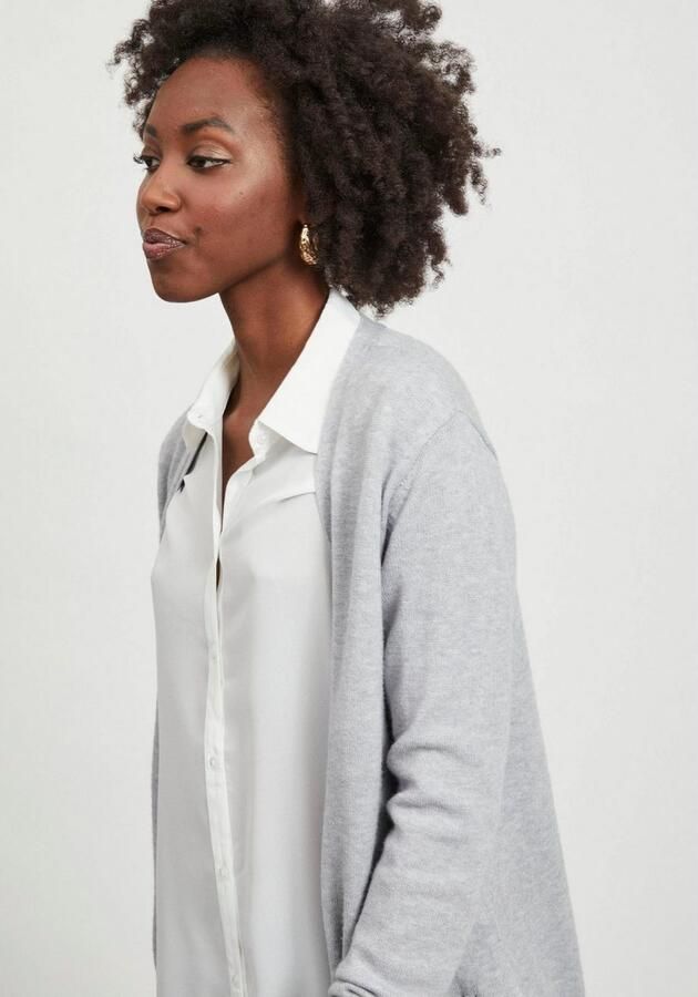 Vila Lang vest VIRIL LONG L S KNIT CARDIGAN NOOS - Foto 9