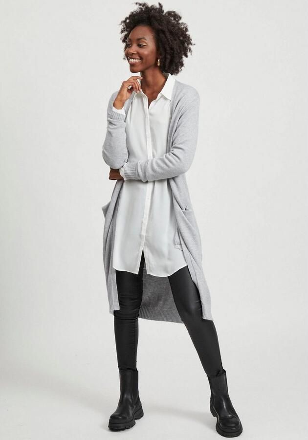 Vila Lang vest VIRIL LONG L S KNIT CARDIGAN NOOS - Foto 3