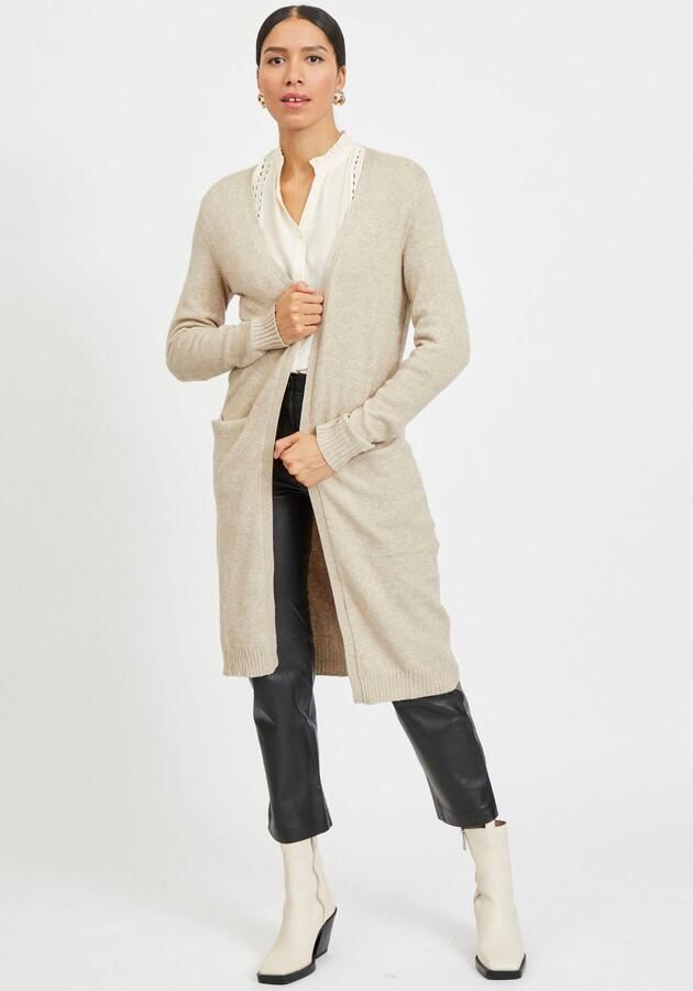 Vila Lang vest VIRIL LONG L S KNIT CARDIGAN NOOS - Foto 3