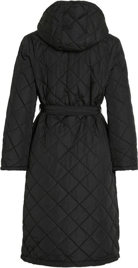 Vila Gewatteerde lange jas met afneembare capuchon model 'KANTE' - Foto 6