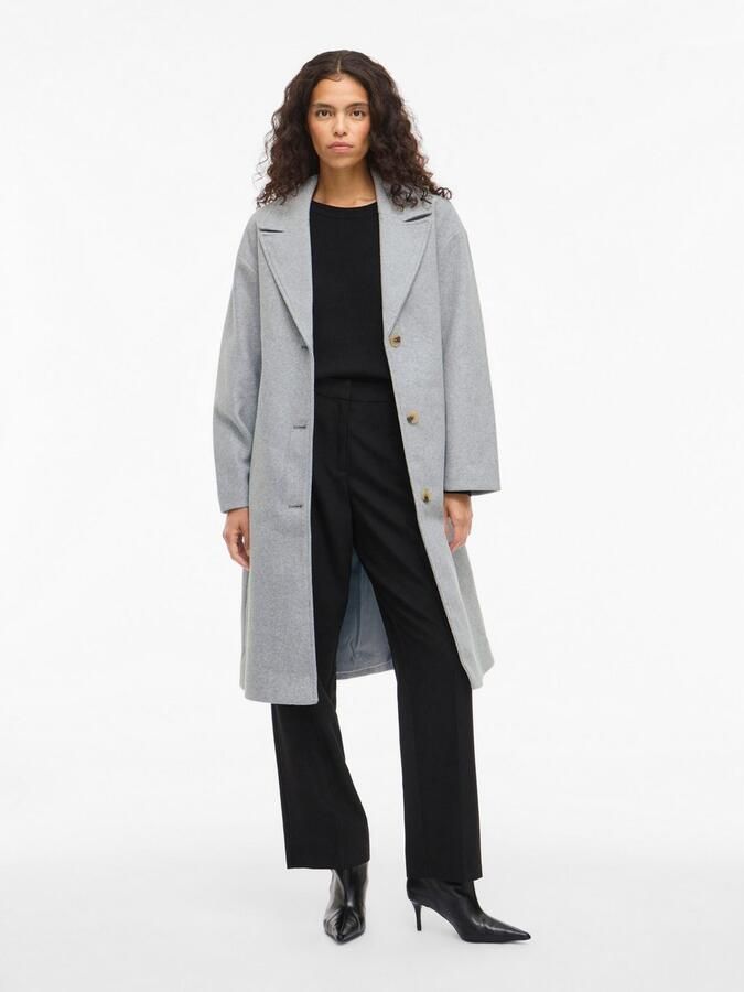 Vila Lange jas VICLAUDIA L S LONG COAT NOOS - Foto 4