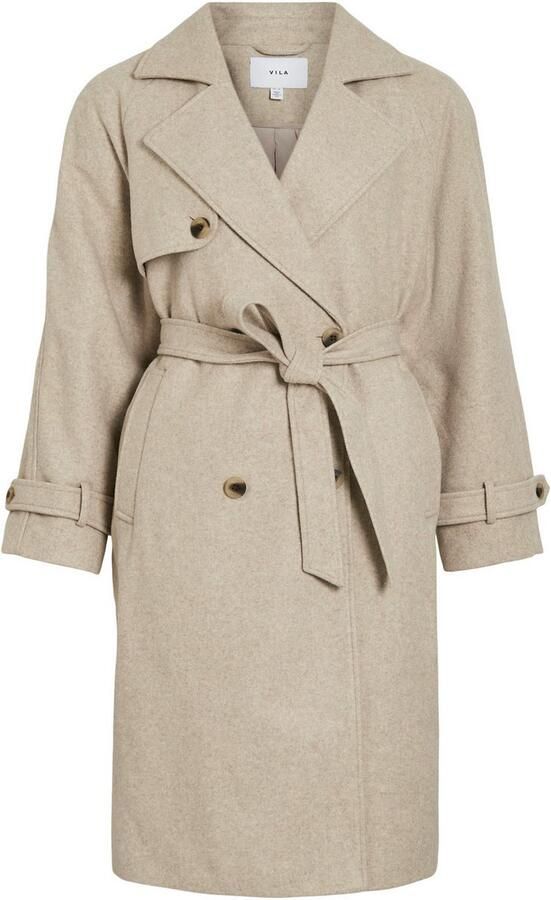 Vila Lange jas VIQUINN L S COAT - Foto 7