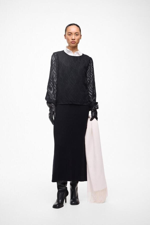 Vila Maxirok VIRIL ANKLE KNIT SKIRT NOOS - Foto 4