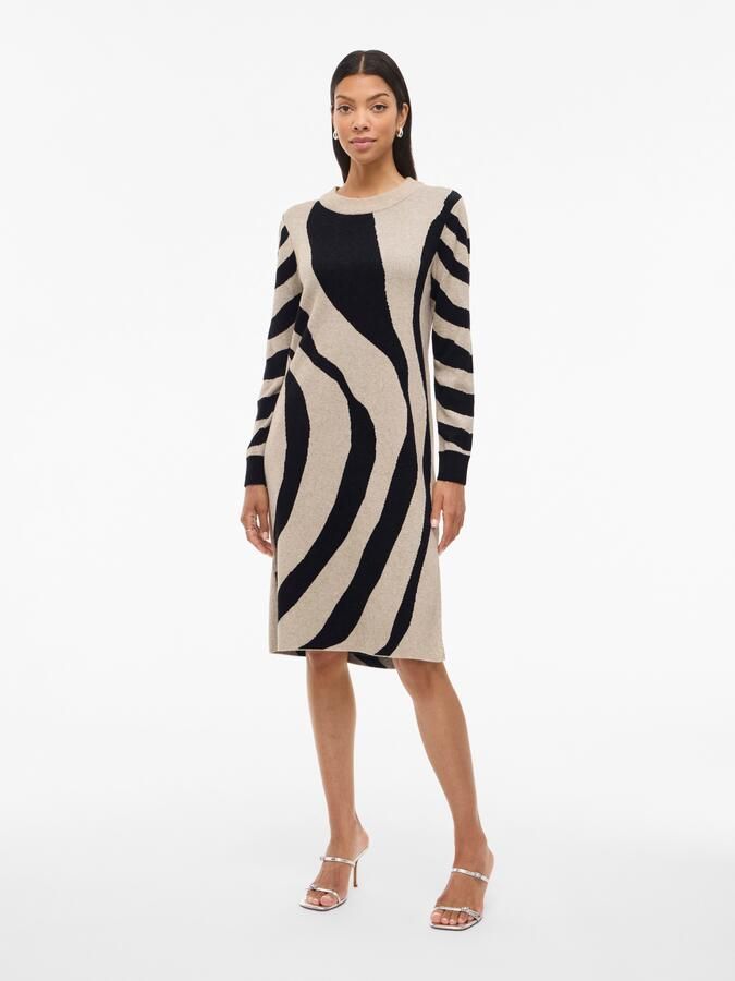 Vila Midi-jurk VITIF CREWNECK KNIT MIDI DRESS- NOOS - Foto 5