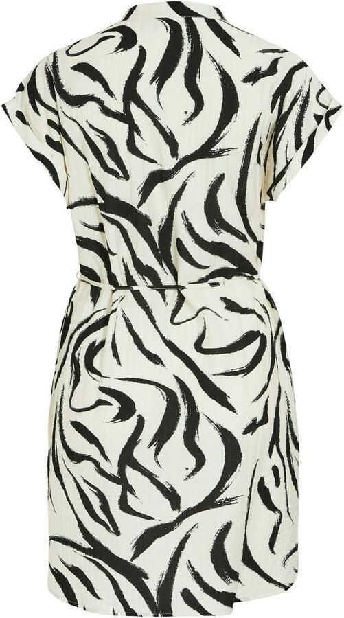 Vila Knielange jurk met strikceintuur model 'CLO' - Foto 10