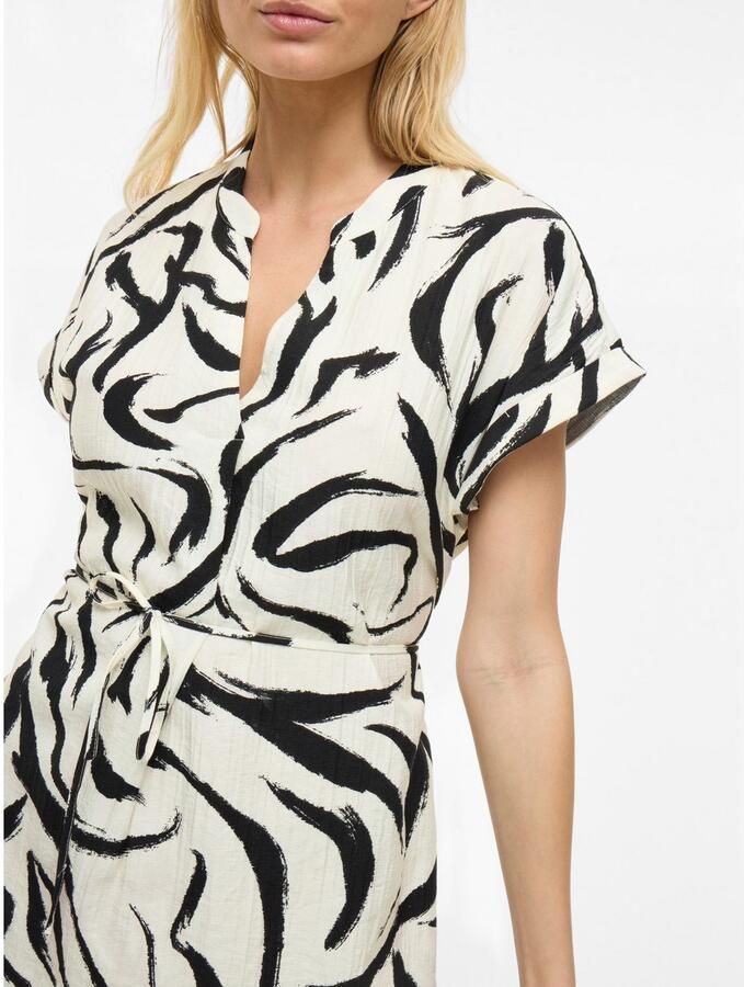 Vila Knielange jurk met strikceintuur model 'CLO' - Foto 2