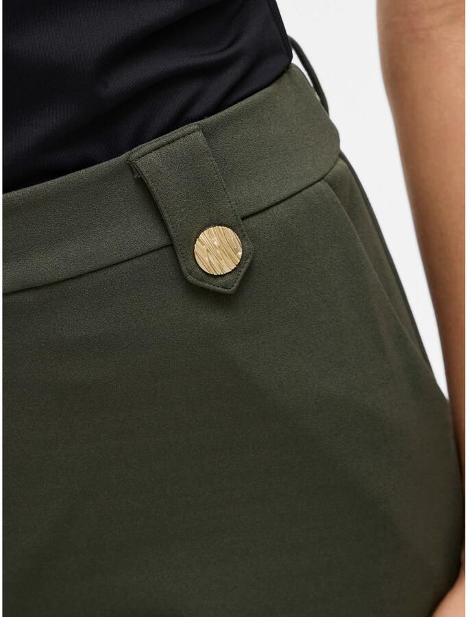 Vila Pantalon VICLUA HW WIDE BUTTON PANTS- NOOS