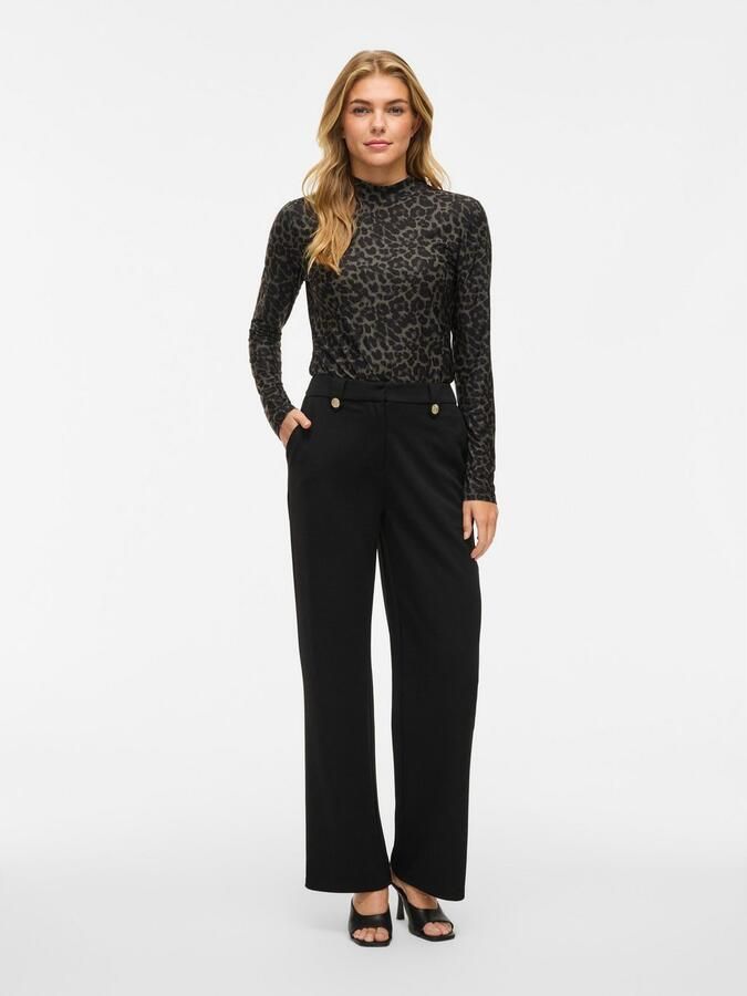 Vila Pantalon VICLUA HW WIDE BUTTON PANTS- NOOS - Foto 4