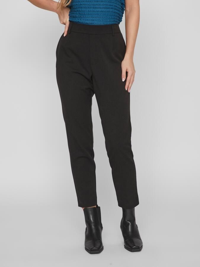 Vila Slim fit stoffen broek met bandplooien model 'VARONE' - Foto 5
