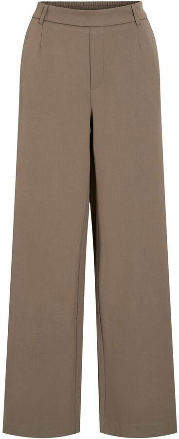 VILA wide leg high waist casual broek taupe - Foto 6