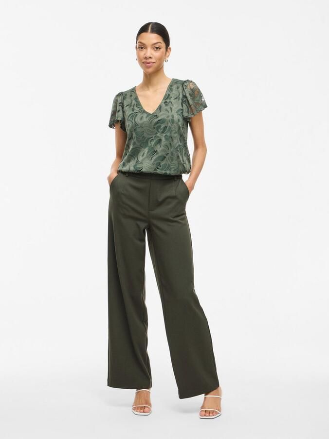 Vila Pantalon VIVARONE HW WIDE PANT NOOS - Foto 2