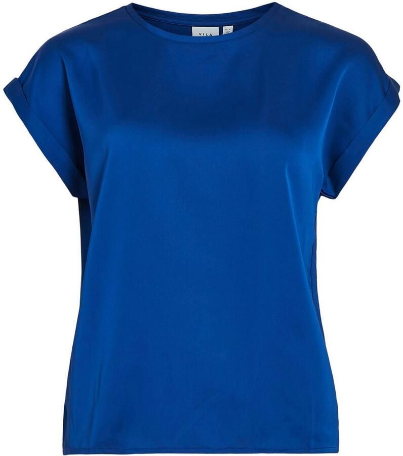 Vila Shirt met korte mouwen VIELLETTE S S SATIN TOP NOOS - Foto 2