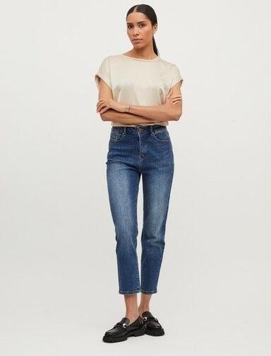 Vila Shirt met korte mouwen VIELLETTE S S SATIN TOP NOOS - Foto 4