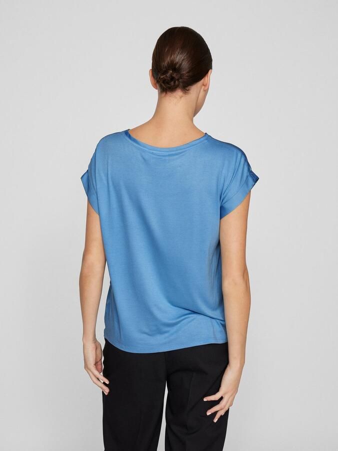 Vila Regular fit blouseshirt met kapmouwen model 'ELLETTE' - Foto 3