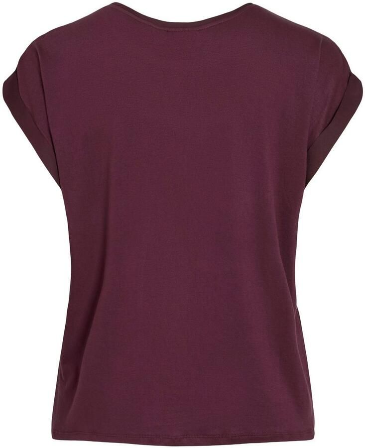 Vila Shirt met korte mouwen VIELLETTE S S SATIN TOP NOOS - Foto 2