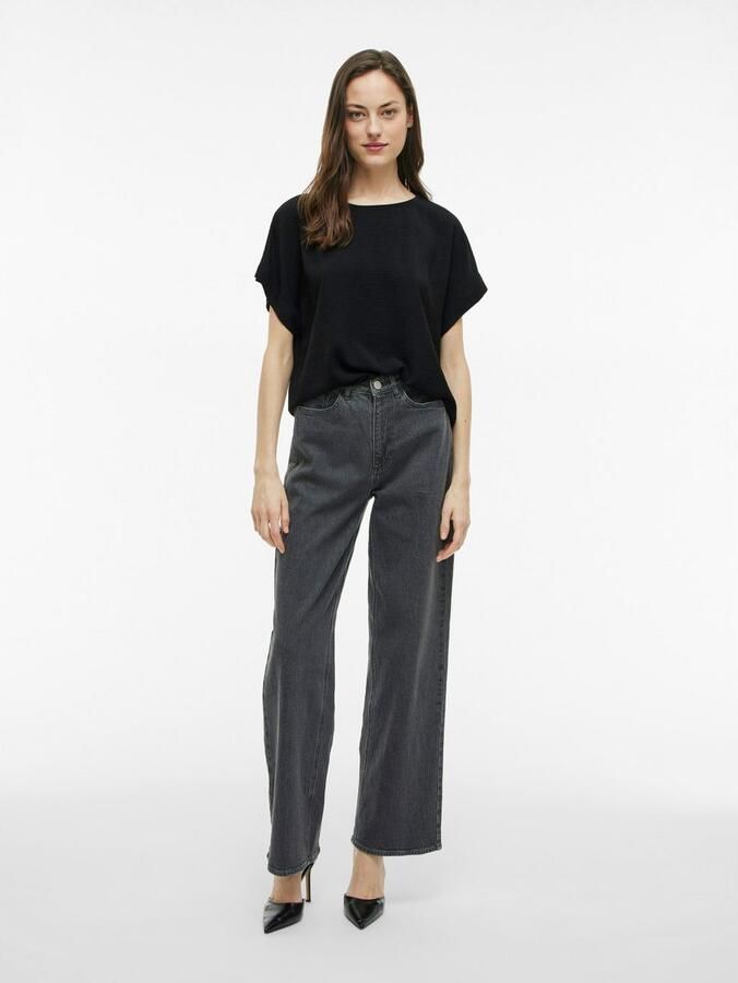 Vila Shirt met korte mouwen VIJOSA S S TOP NOOS - Foto 6