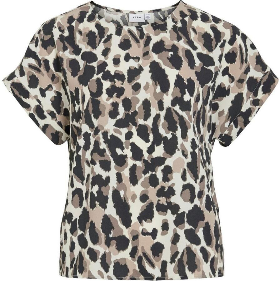 Vila Shirt met korte mouwen VIJOSA S S TOP NOOS