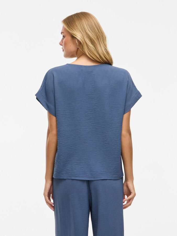 Vila Shirt met korte mouwen VIJOSA S S TOP NOOS - Foto 3