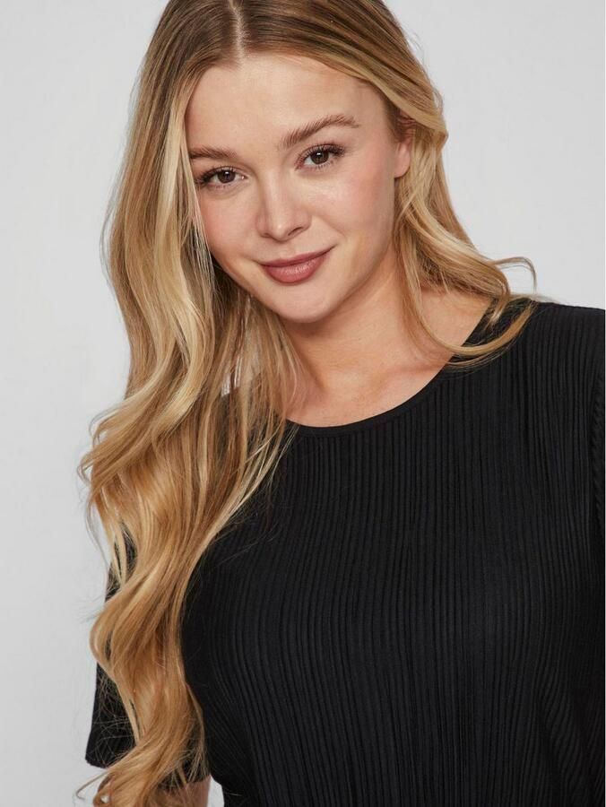 Vila Shirt met korte mouwen VIPLISA O-NECK S S TOP NOOS - Foto 4