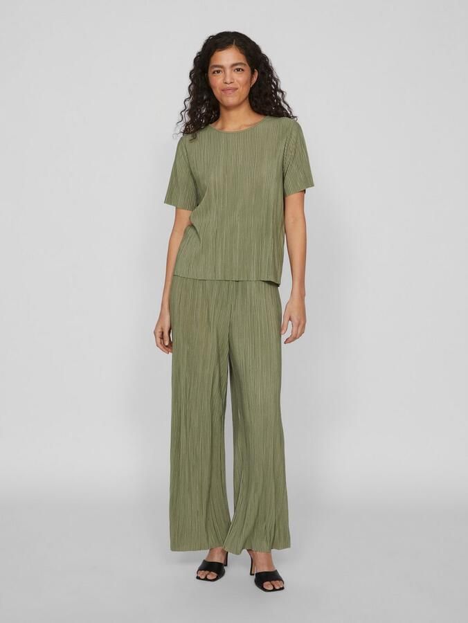 Vila Shirt met korte mouwen VIPLISA O-NECK S S TOP NOOS - Foto 4