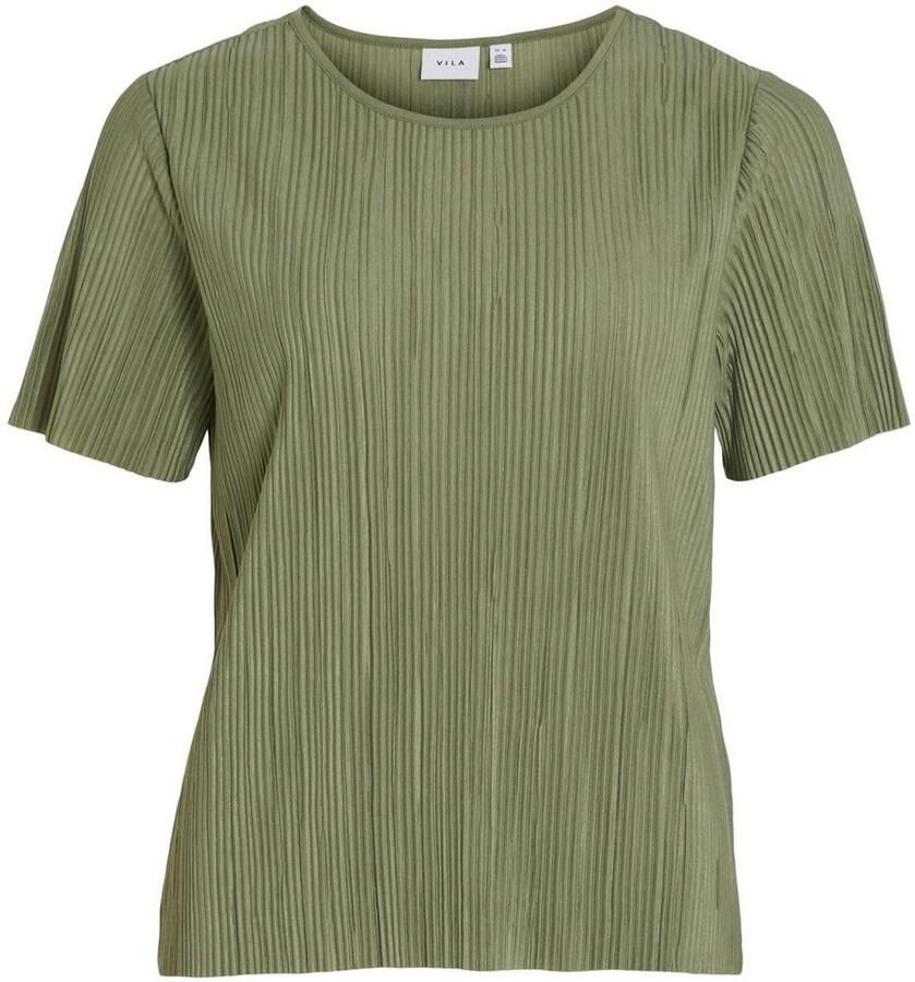 Vila Shirt met korte mouwen VIPLISA O-NECK S S TOP NOOS