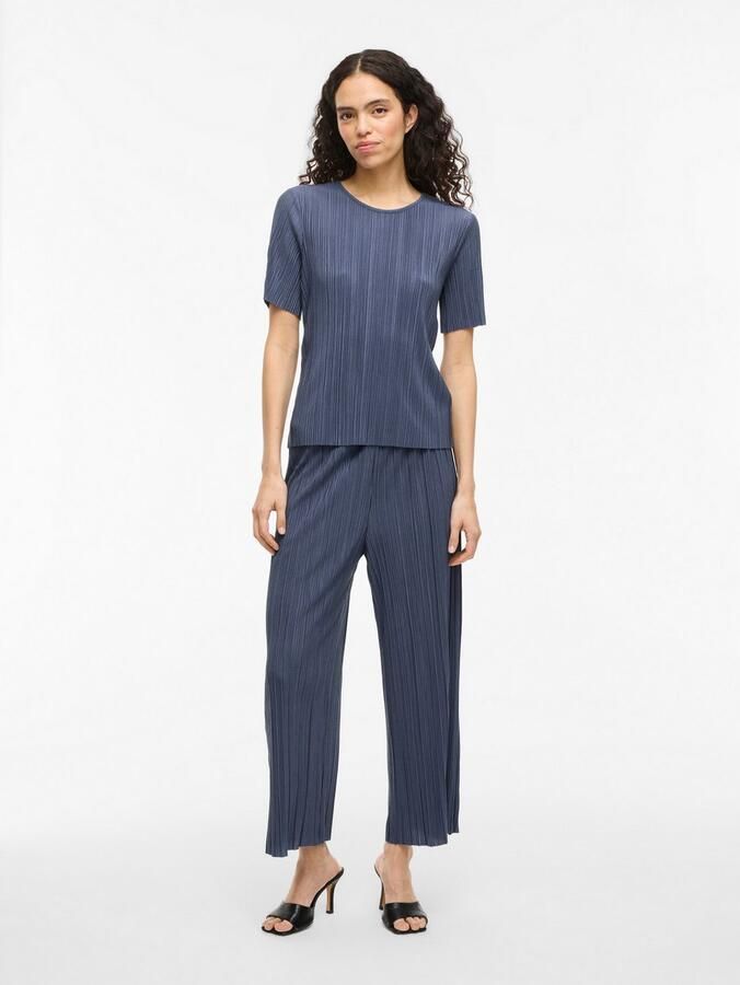 Vila Shirt met korte mouwen VIPLISA O-NECK S S TOP NOOS - Foto 4