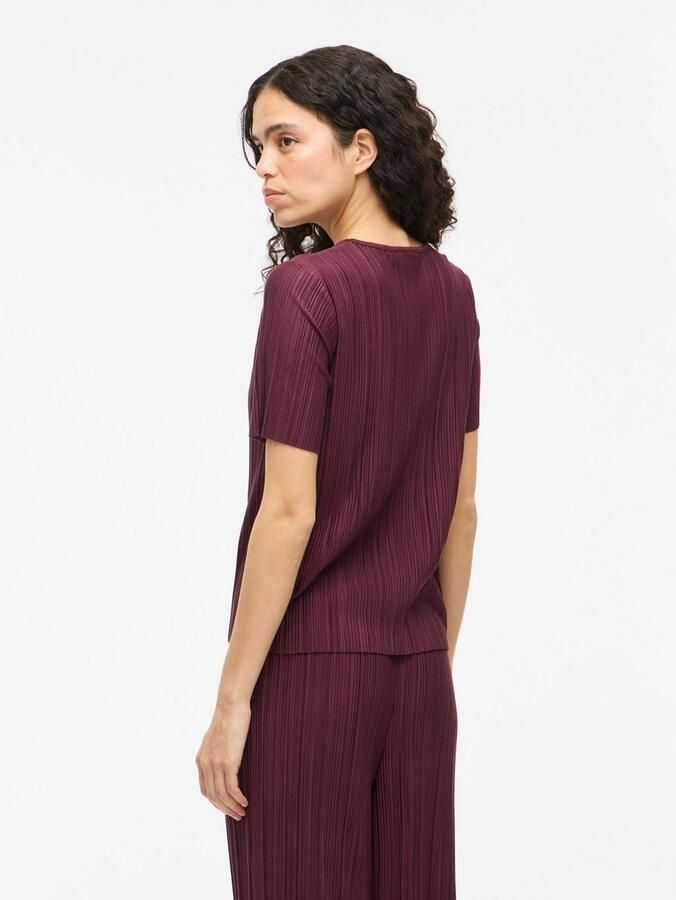 Vila Shirt met korte mouwen VIPLISA O-NECK S S TOP NOOS - Foto 4