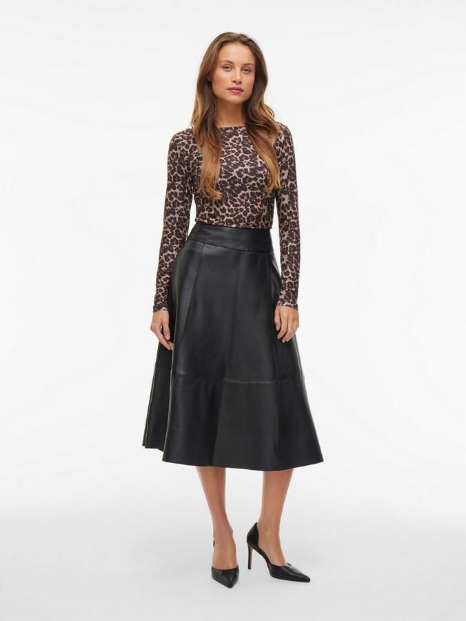 Vila Shirt met lange mouwen VILEOA BOATNECK L S TOP NOOS - Foto 4