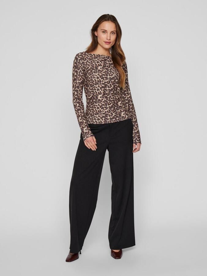 Vila Shirt met lange mouwen VILEOA BOATNECK L S TOP NOOS - Foto 9