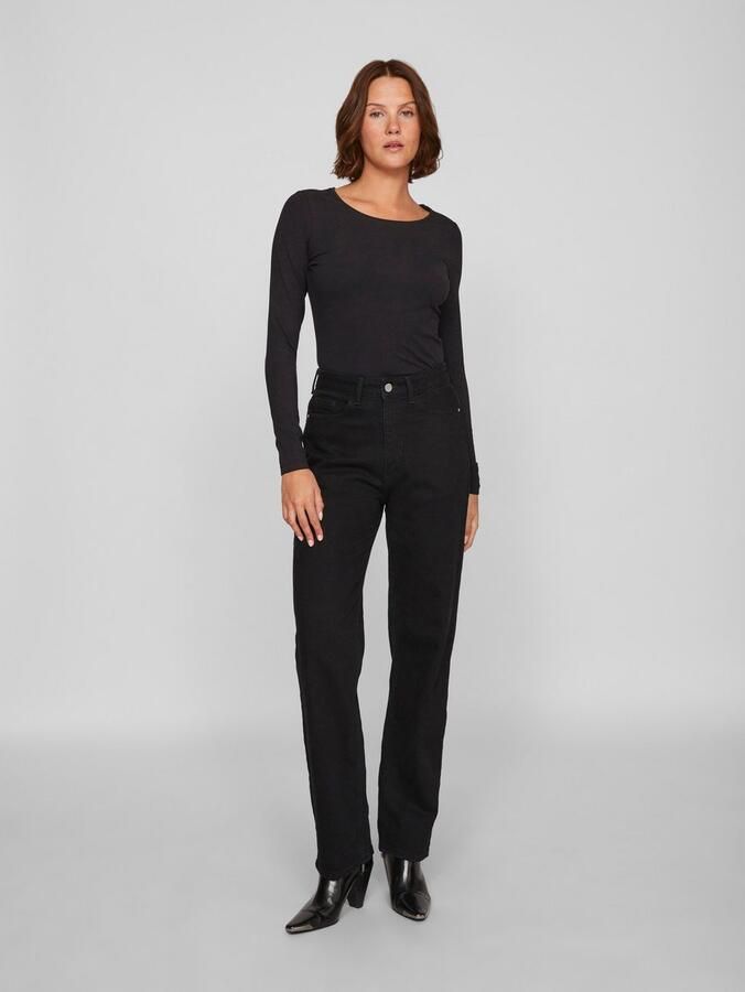 Vila Shirt met lange mouwen VINORA L S O-NECK TOP NOOS - Foto 5