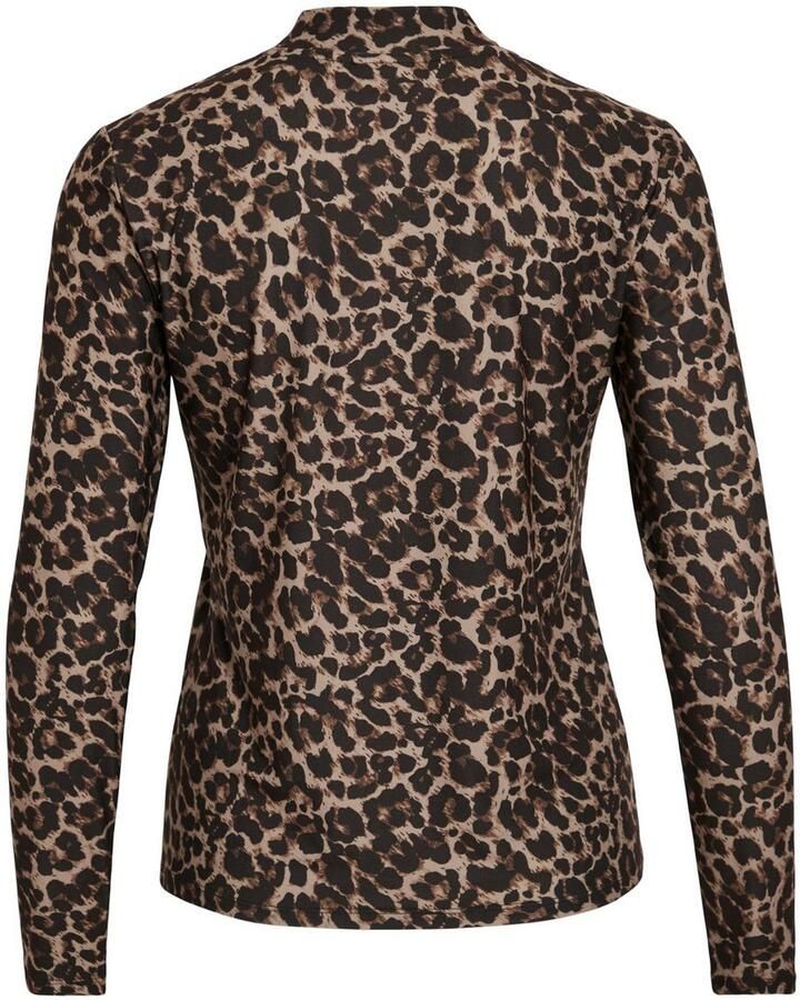 Vila Shirt met lange mouwen en opstaande kraag model 'LEOA' - Foto 2