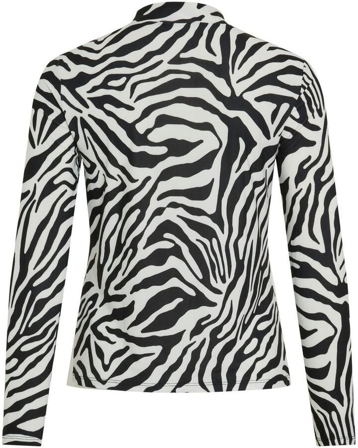 Vila Shirt met staande kraag VILEOA L S ROLLNECK TOP NOOS - Foto 4