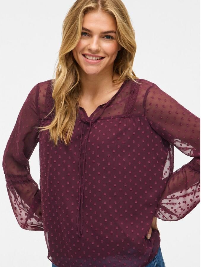 Vila Shirt VIEDEE L S TOP NOOS - Foto 2