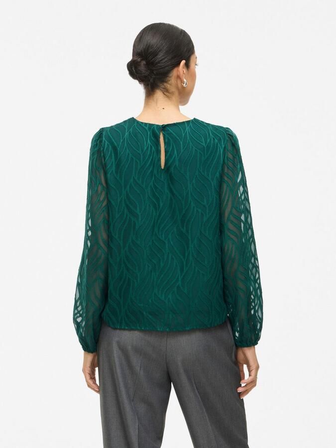 Vila Shirt VIMIKA O-NECK L S TOP NOOS - Foto 4