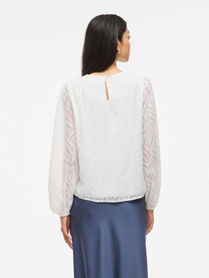 Vila Shirt VIMIKA O-NECK L S TOP NOOS - Foto 4