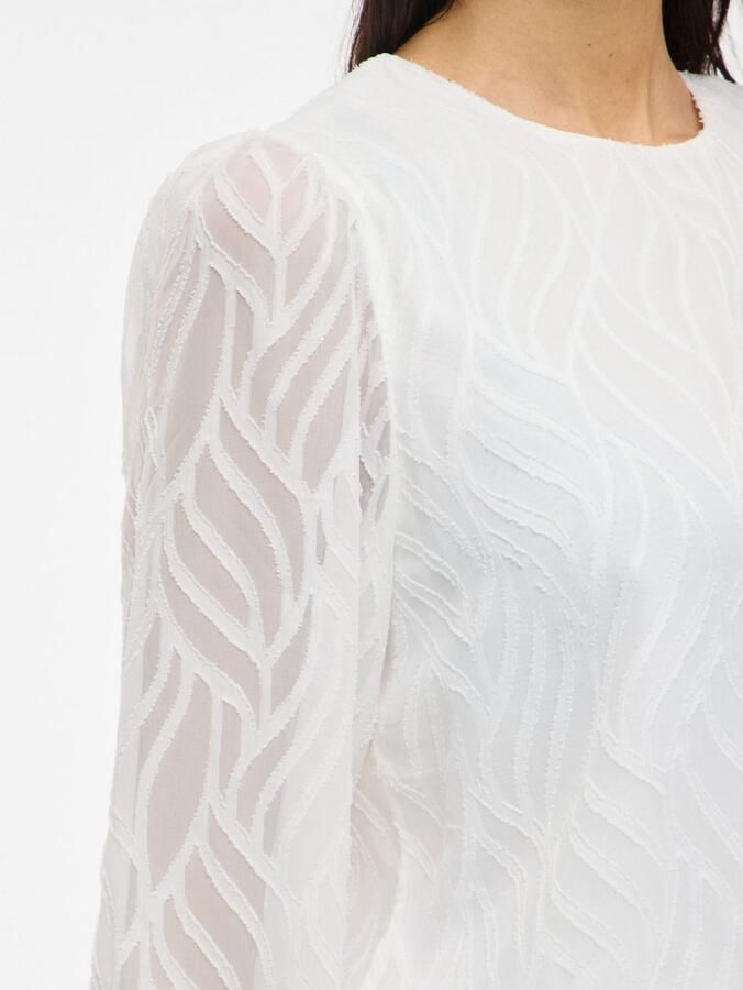 Vila Shirt VIMIKA O-NECK L S TOP NOOS - Foto 5