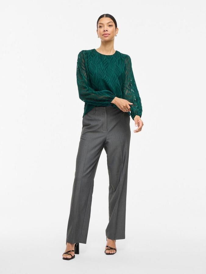 Vila Shirt VIMIKA O-NECK L S TOP NOOS - Foto 3