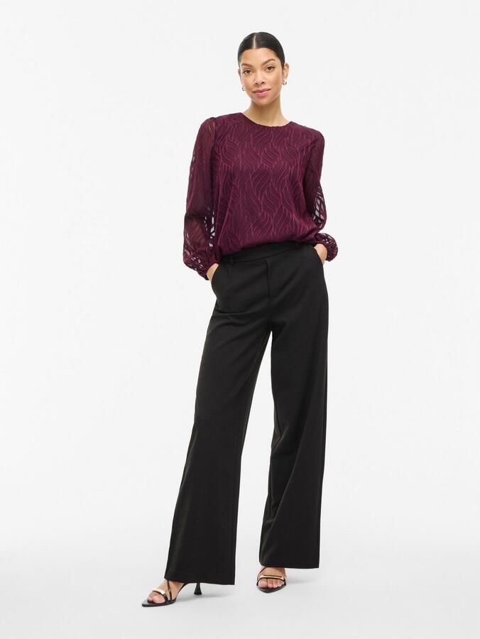 Vila Shirt VIMIKA O-NECK L S TOP NOOS - Foto 4