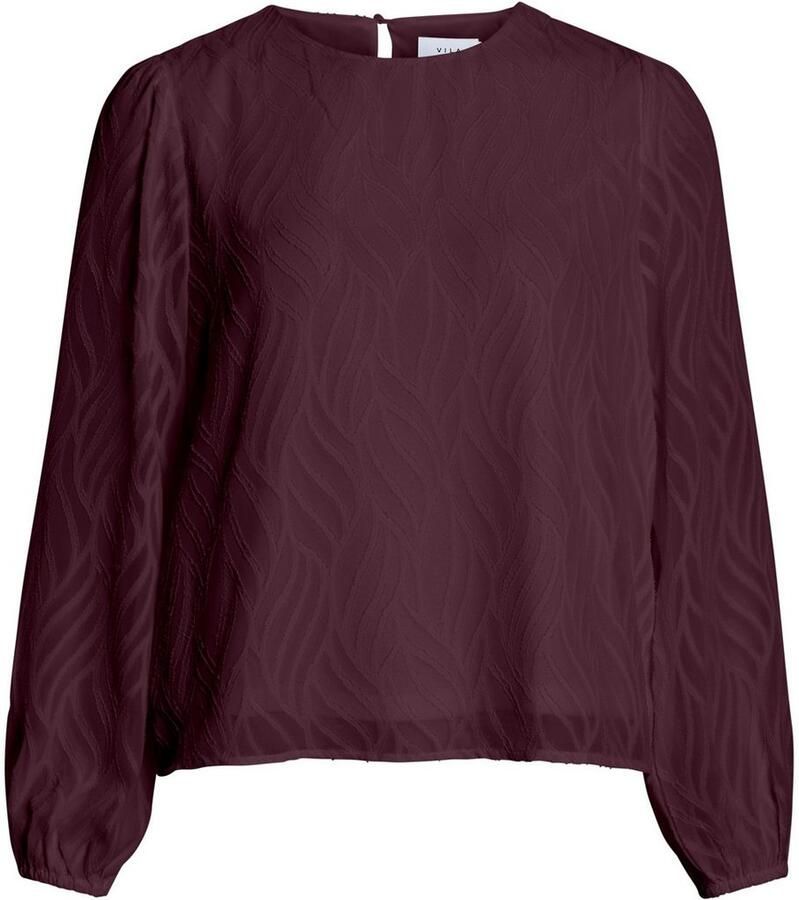 Vila Shirt VIMIKA O-NECK L S TOP NOOS