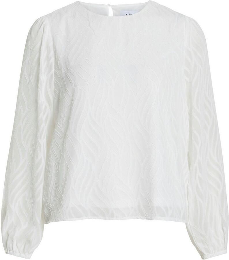Vila Shirt VIMIKA O-NECK L S TOP NOOS - Foto 3