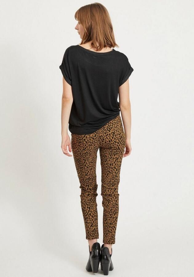 Vila Shirtblouse VIELETTE Voorpand van glanzend satijn - Foto 6